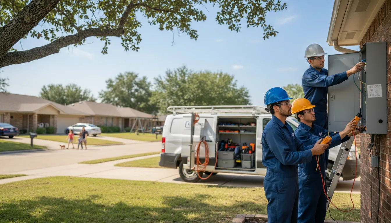 Certified electrician providing emergency electrical services in Leland, IL